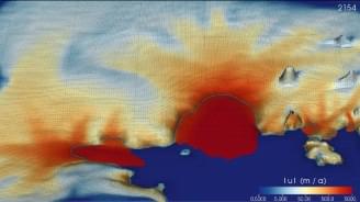 West Antarctica simulation